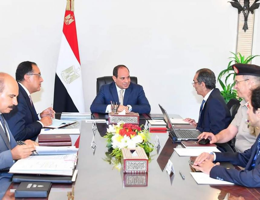 الرئيس عبدالفتاح السيسى يتابع الموقف التنفيذي لانتقال الحكومة إلى العاصمة الإدارية الجديدة