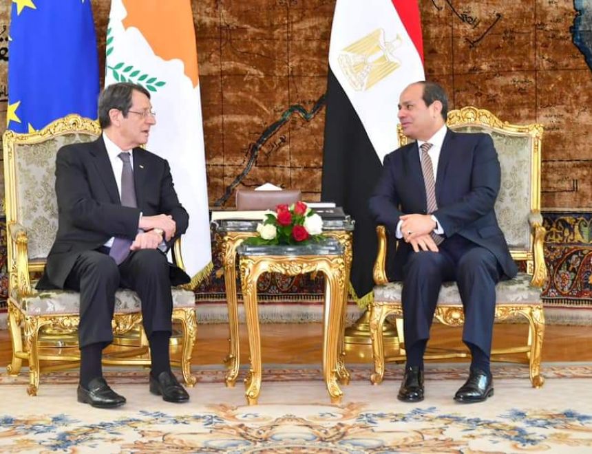كلمة السيد الرئيس عبدالفتاح السيسي رئيس جمهورية مصر العربية في المؤتمر الصحفي المشترك مع رئيس قبرص ورئيس وزراء اليونان