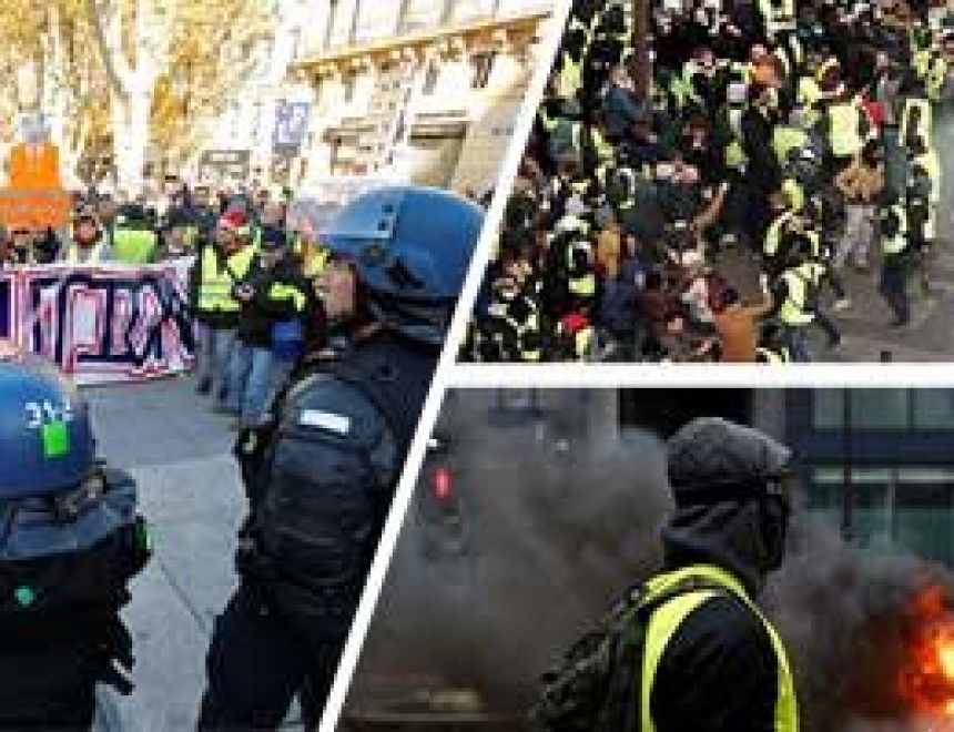فوضى على الطرق فى فرنسا.. المتظاهرون يحرقون أكشاك دفع رسوم العبور