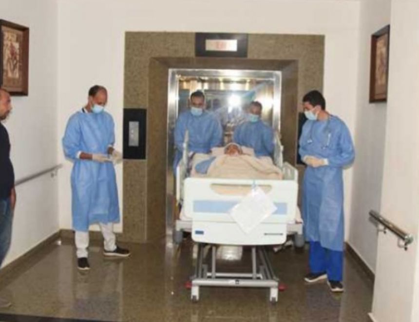 مجمع الجلاء الطبى للقوات المسلحه يستقبل طالبة حادث أسيوط اليوم