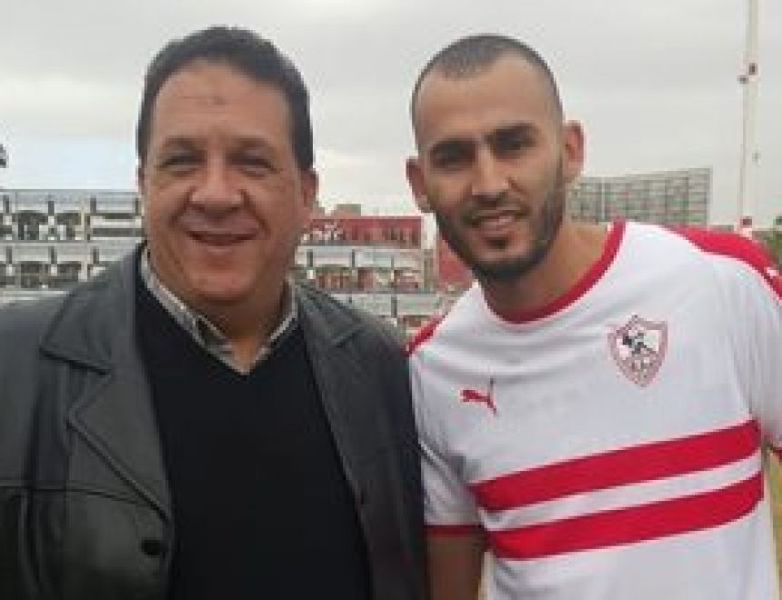 يظهر المغربى خالد بوطيب، مهاجم الزمالك الجديد، فى مران فريقه لأول مرة غدا الثلاثاء