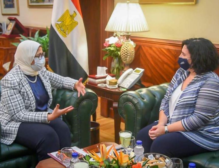 وزيرة الصحة تستقبل ممثل هيئة الأمم المتحدة للمرأة بمصر لبحث تعزيز التعاون في البرامج الصحية والتنموية للمرأة 