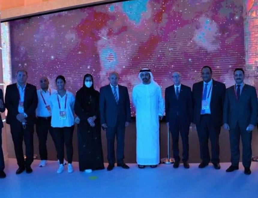 وزير الخارجية الإماراتي يزور الجناح المصري باكسبو 2020 دبي