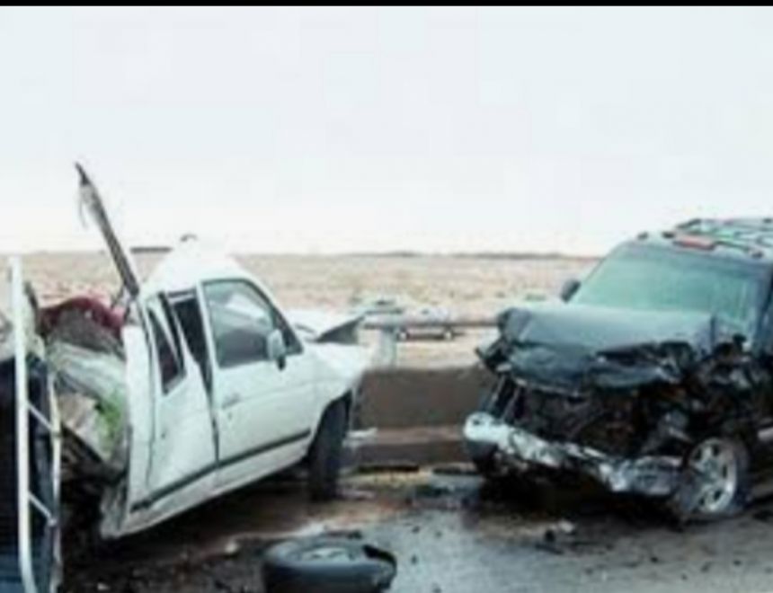 حادث اصطدام سيارتين بطريق الاسكندرية الصحراوي 