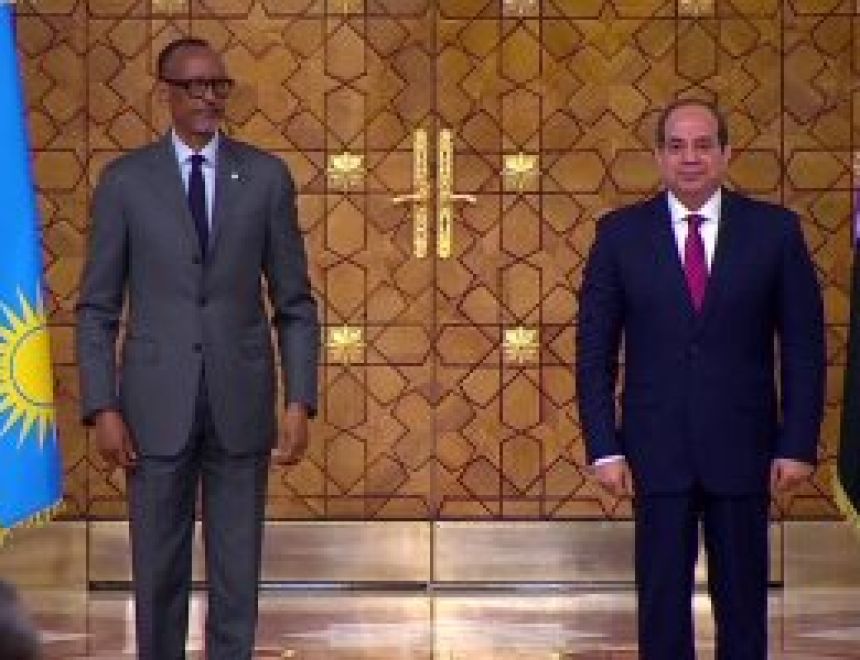 الرئيس السيسى ونظيره الرواندى يشهدان مراسم توقيع اتفاقيات التعاون المشترك