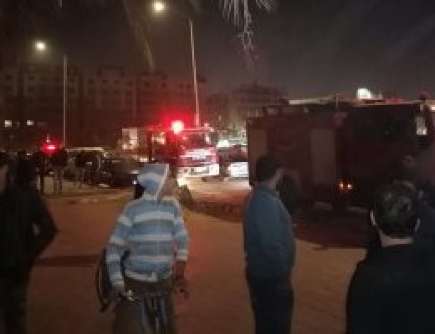 السيطرة على حريق خط الغاز بمدينة نصر.. حفر لودر السبب