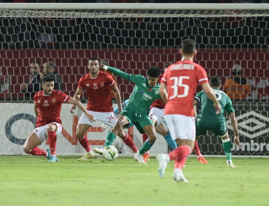 الأهلي يفوز على الرجاء المغربي بثنائية «السولية والشحات» في ذهاب ربع نهائي أبطال إفريقيا