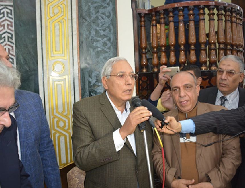  افتتح الدكتور كمال شاروبيم، محافظ الدقهلية توسعات مسجد البركات بكوم الدربي