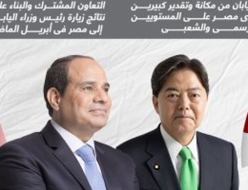 الرئيس السيسى يؤكد تقدير مصر لليابان على المستويين الرسمى والشعبى.. إنفوجراف