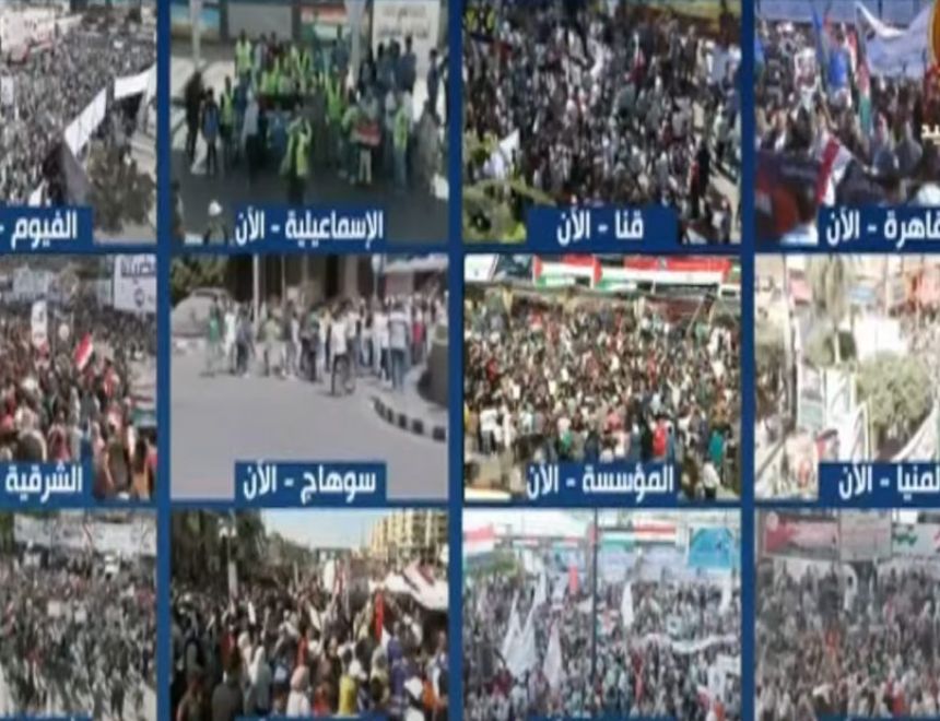 بث مباشر.. مظاهرات حاشدة في القاهرة والمحافظات تلبية لنداء الرئيس السيسي برفض تهجير الفلسطينيين