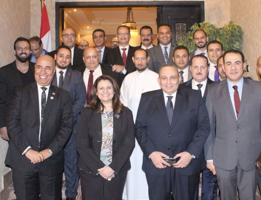 وزيرة الهجرة تجتمع مع ممثلي كبريات الشركات المصرية والعالمية في السعودية