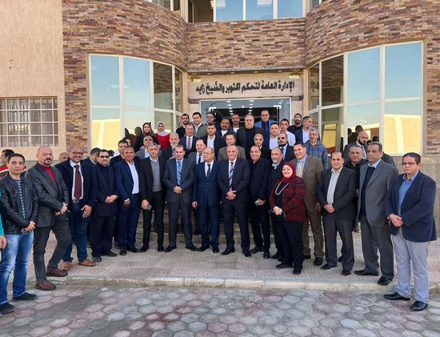 افتتاح مبنى إيرادات وتحكم الشيخ زايد التابع لكهرباء جنوب القاهرة