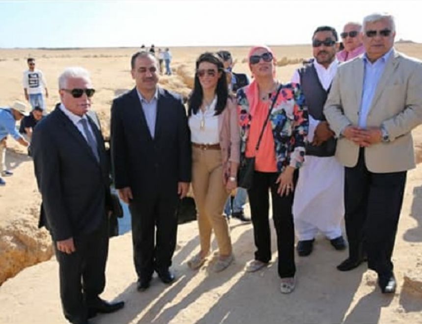 وزيرة السياحة تشارك في إعلان محمية رأس محمد ووادي الحيتان ضمن القائمة الخضراء