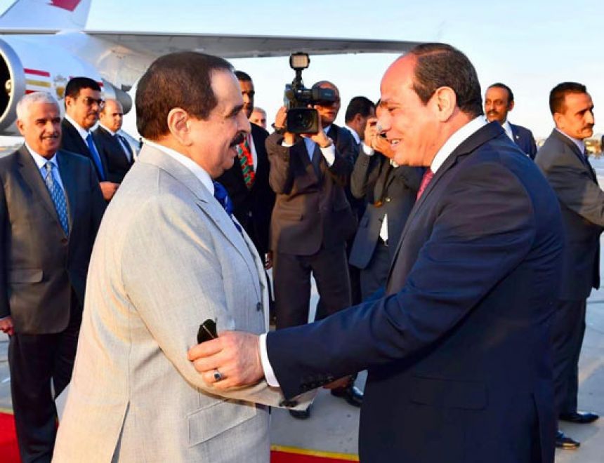 الرئاسة: زيارة ملك البحرين لمصر لبحث تعزيز العمل العربى المشترك