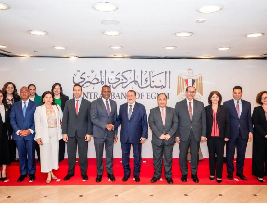 *محافظ البنك المركزي المصري يستقبل نائب المدير العام لصندوق النقد الدولي والوفد المرافق له*