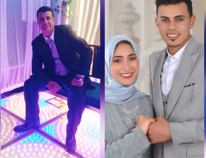 “زفاف سعيد يجمع بين طارق الدسوقي أحمد حجاب وشهد محمد عبد المجيد مصلحي في أجواء مبهجة