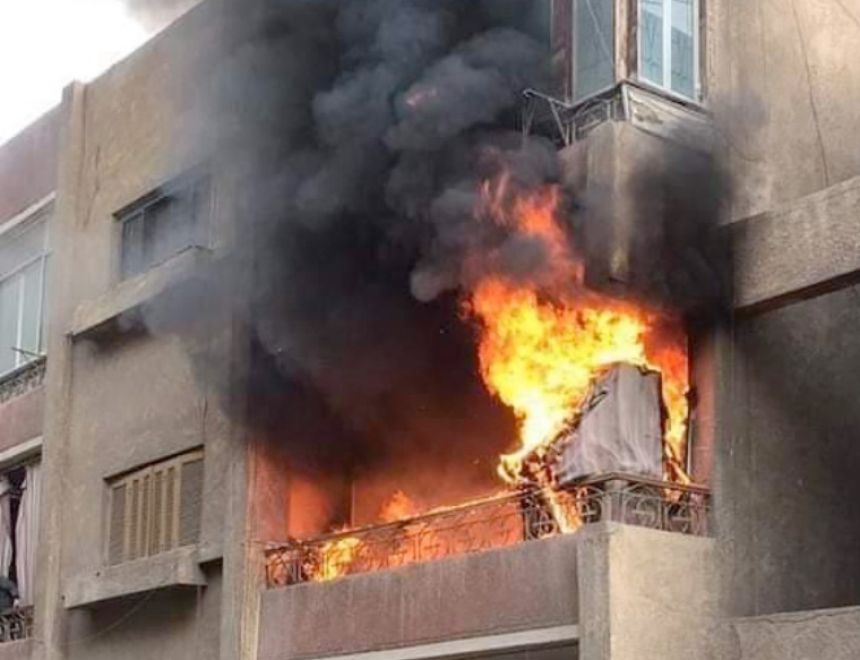 السيطرة على حريق اندلع داخل منزل بعزبة مدكور في أبو النمرس