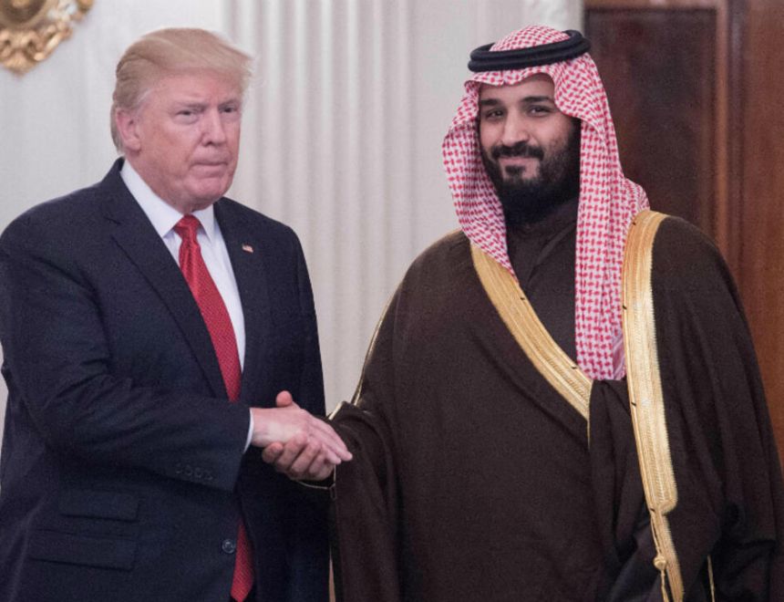 ترامب: نشكر السعودية على استثمار 600 مليار دولار بأمريكا.. وولي العهد: سنرفعها إلى تريليون