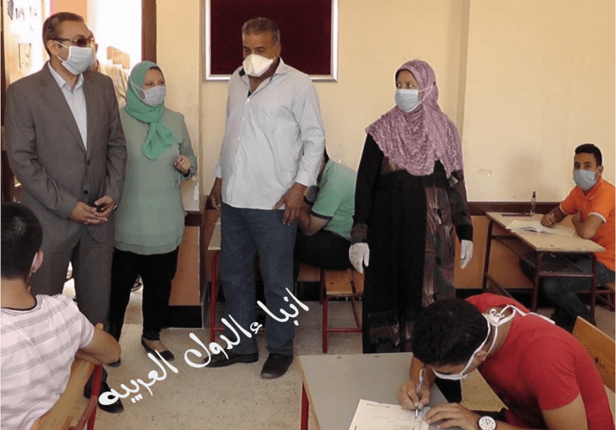 نائب محافظ الغربية يتفقد عددا من لجان الثانوية العامة بكفر الزيات وبسيون
