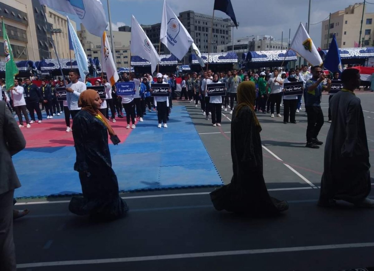 تقرير حول احتفال الجامعات بذكرى نصر أكتوبر