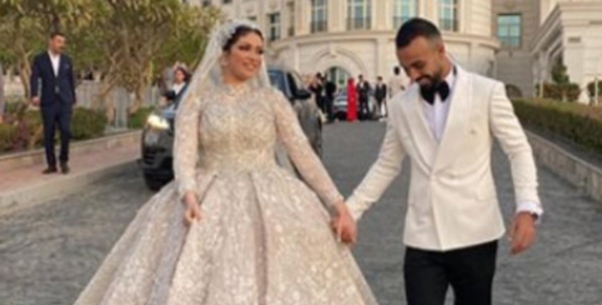 عقد قران نجم النادي الأهلي مجدي أفشة