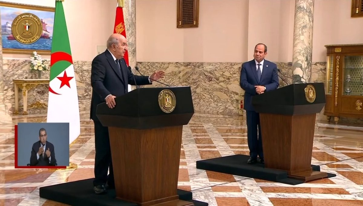 المتحدث الرئاسي ينشر صور استقبال الرئيس السيسي نظيره الجزائري ومباحثاتهما