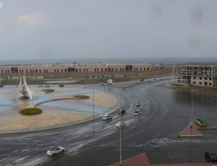 أمطار غزيرة على جازان.. والدفاع المدني يحذر