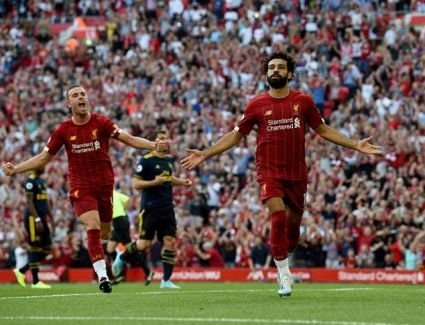 محمد صلاح يقود ليفربول لإسقاط أرسنال بثلاثية