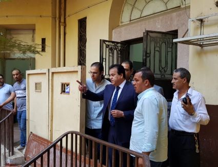 وزير التعليم العالي يتفقد سير أعمال تطوير مستشفى 185للطوارئ