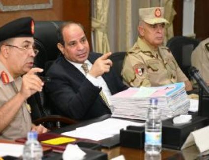 الرئيس عبد الفتاح السيسي تابع إجراءات اختبار الهيئة للطلبة المتقدمين للالتحاق بالكليات والمعاهد العسكرية