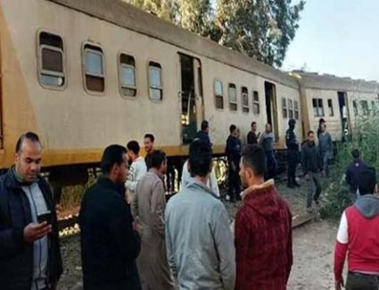 مصرع وإصابة 3 في حوادث قطارات ببني سويف
