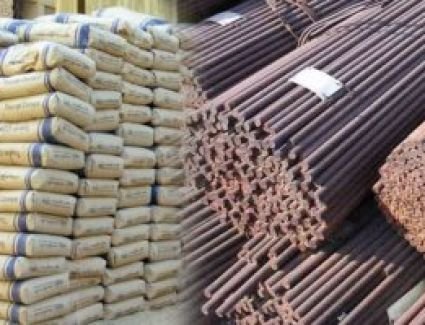 انخفاض أسعار الحديد لـ9800 جنيه للطن من المصنع.. والأسمنت بـ750 جنيها