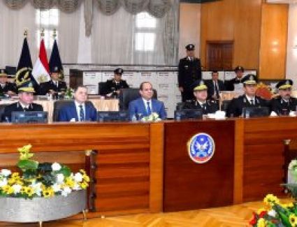 قام الرئيس عبد الفتاح السيسي بزيارة تفقدية لأكاديمية الشرطة