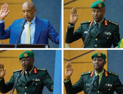 Kagame sends warning to aKagame يرسل تحذيرًا لأي شخص يحاول زعزعة استقرار رواندا