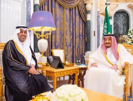 خادم الحرمين الشريفين يثمن مواقف البرلمان العربي في الدفاع عن القضايا العربية
