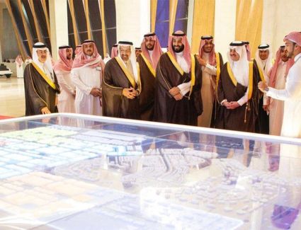 حجر الأساس لمدينة الملك سلمان للطاقة (سبارك) في المنطقة الشرقية.