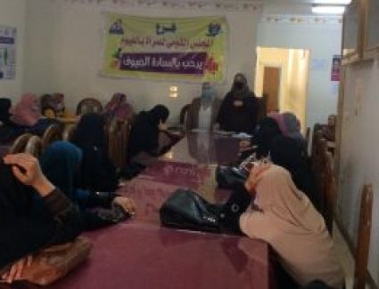 المجلس القومى للمرأة بالفيوم ينظم حملات للتوعية بالمشاركة فى انتخابات مجلس الشيوخ