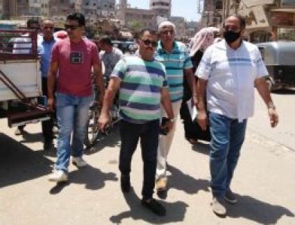 48 حالة اشغال فى حملات مكبرة بالزقازيق ومنيا القمح