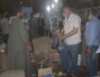 محافظ المنيا يوجه بتنفيذ حملات لإزالة الإشغالات بالشوارع والميادين.