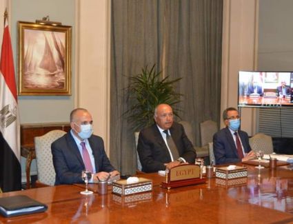 وزيرا الخارجية والري يشاركان في اجتماع دعت إليه جنوب أفريقيا لبحث تطورات سد النهضة 