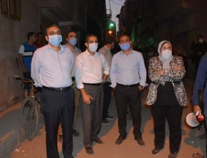 انهيار منزل في طنطا بالغربية... ومتابعة محافظ الغربية للحادث