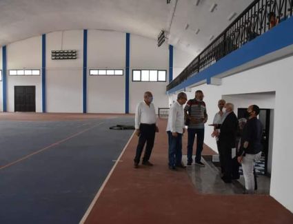 محافظ بورسعيد يتفقد نادي الحرية لذوي الاحتياجات الخاصة