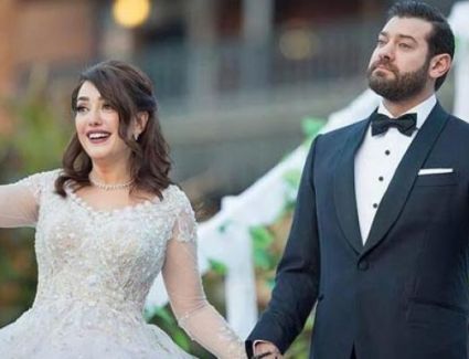 كندة علوش تحتفل بعيد ميلاد زوجها عمرو يوسف