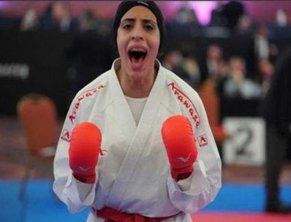 على سلم المجد تضع فريال أشرف مصر في المرتبةالأولي وتحرز الذهبية 