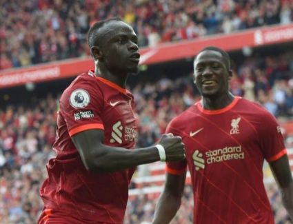 ماني يسجل هدفه ال100 بقميص ليڤربول