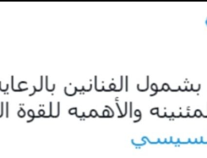 هاني رمزي " قرار السيد الرئيس أعطي الطمنائينة و الأهمية للقوي الناعمة " 