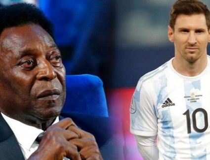 بيليه يعتذر لـ «ميسي» "أعتذر لقد تأخرت"