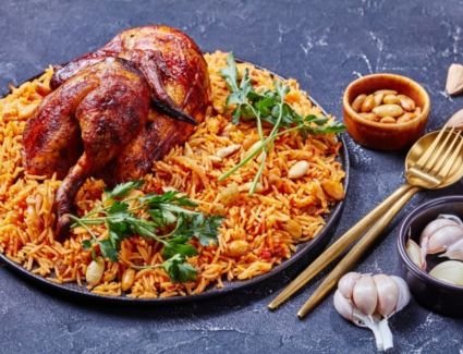 طريقة تحضير كبسة "دجاج التندوري" مع الأرز بالمنزل