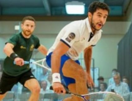 محمد الشربيني في نهائي بطولة كليفلاند كلاسيك للأسكواش