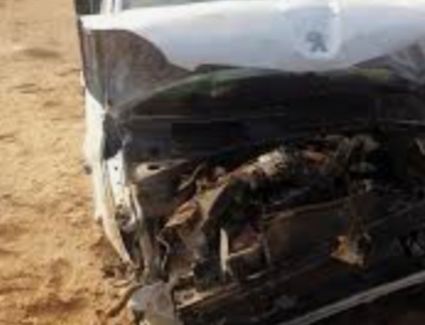 إصابة ثلاث أشخاص في حادث مرور بالوادي الجديد 